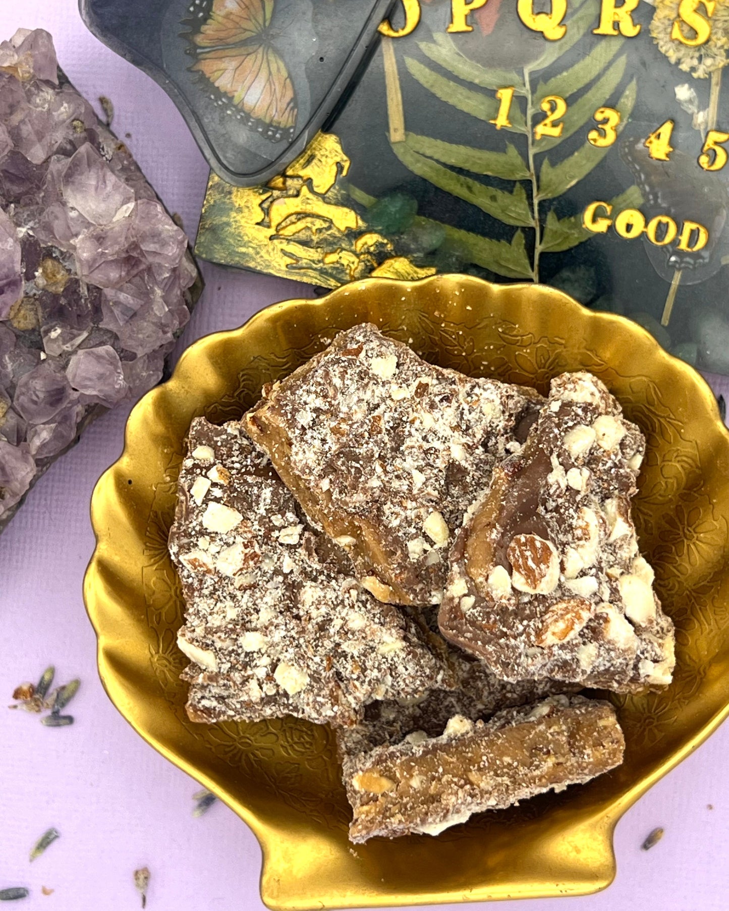 ✨8oz Amethyst Blend: Witch, Better Have My (Milk) Chocolate Toffee✨